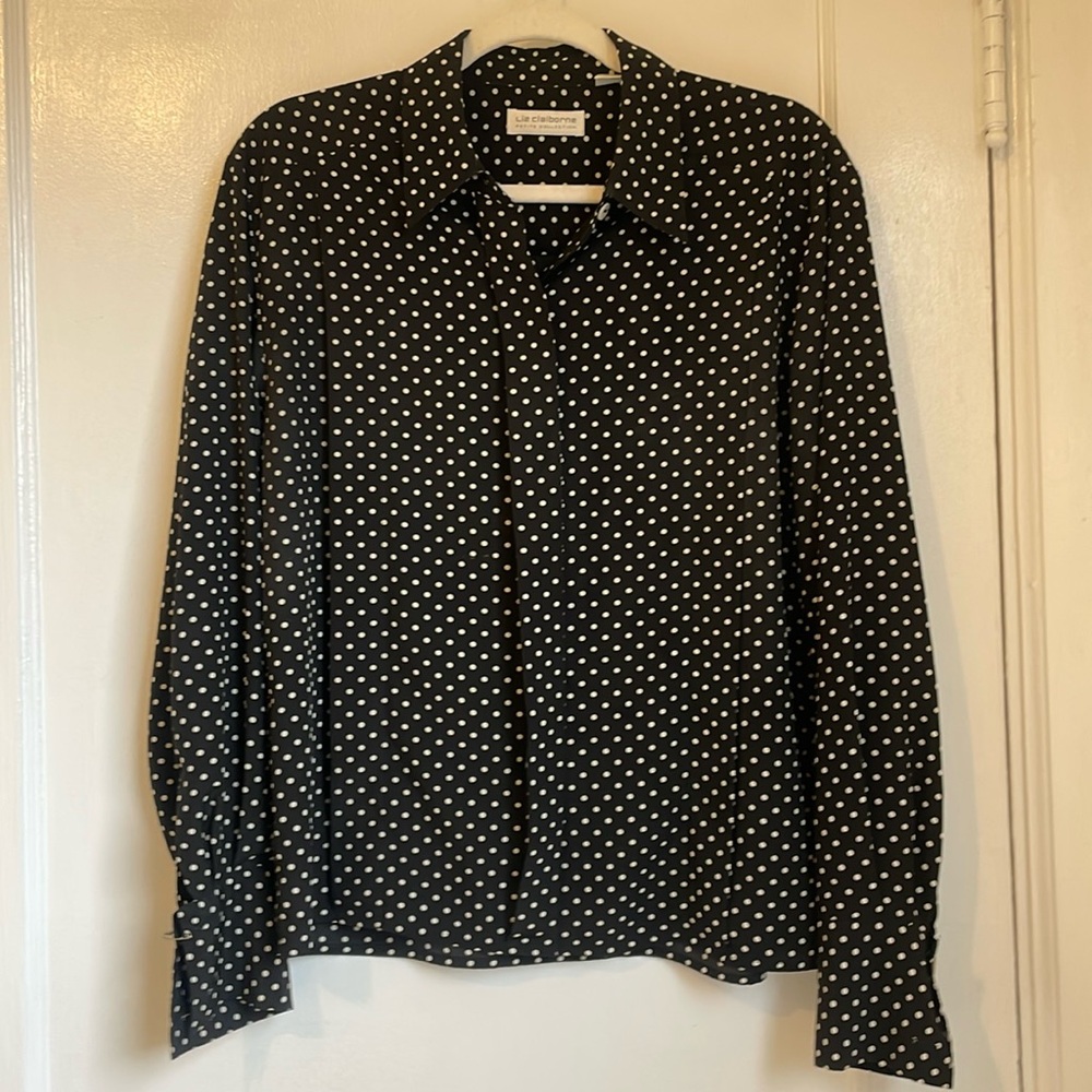 POLKA DOT BLOUSE